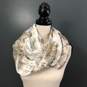 Floral Infinity Scarf